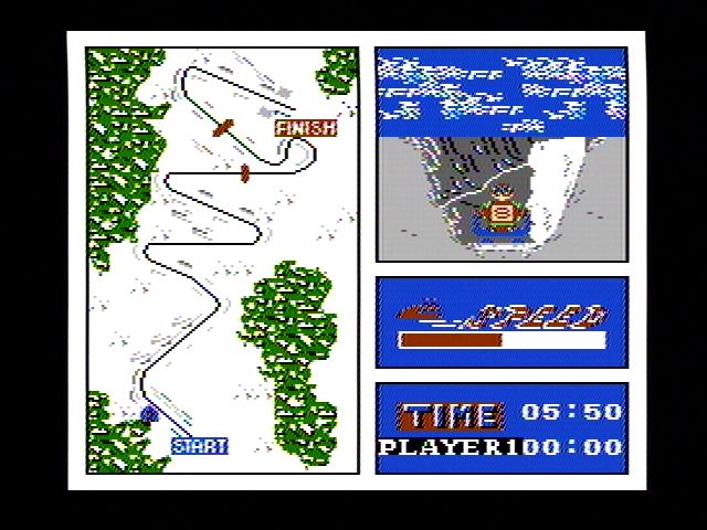 Winter Games screenshot 5 for Famicom Disk System
